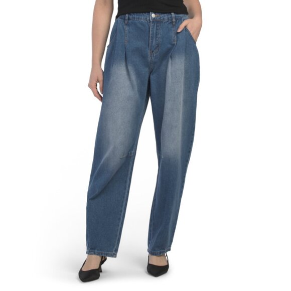 SUNDAY EDITION Denim Balloon Jeans - Picture 1 of 2